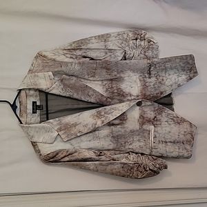 Women's blazer, multi neutral colors,  fully lined. Size 10 US.